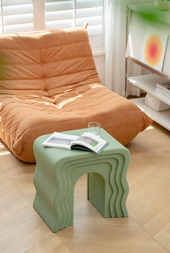 Wave Pattern Side Table
