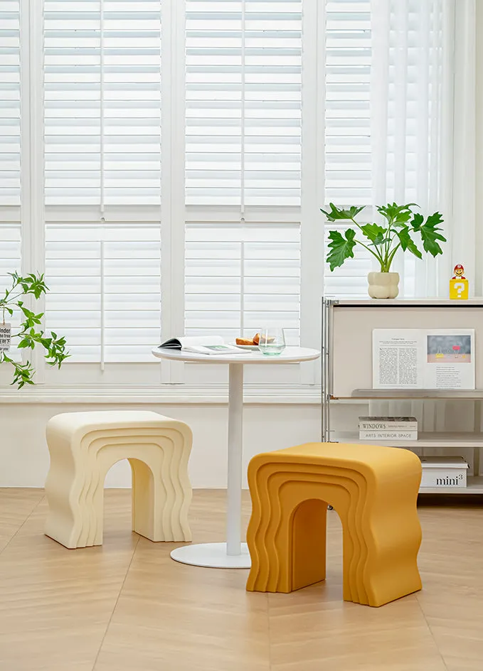 Wave Pattern Side Table