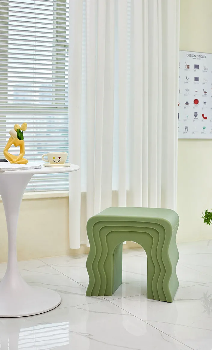 Wave Pattern Side Table