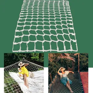 White Polyester Outdoor Hammock Net,Scenic Area Safety Anti-Fall Nets Props Netting for Photographing,Patio Fall Arrest Protective Net for Self-contained Hous(Size:2M×3M(6.5FT×9.8FT),Color:White)