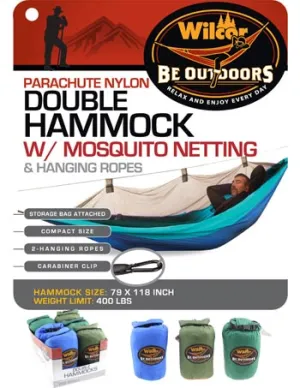 Wilcor Hammock Parachute Nylon With Netting