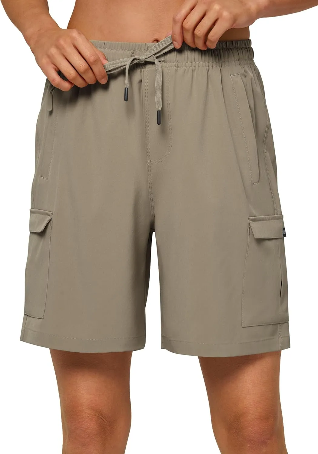 Willit Women's 7''/9" Hiking Cargo Athletic Shorts with Zipper Pockets Quick Dry for Camping, Golf, Travel Water Resistant