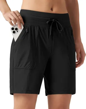 Willit Women's Shorts Hiking Athletic Shorts Quick Dry Golf Outdoor Casual 5"/7" Shorts Lightweight UPF50 