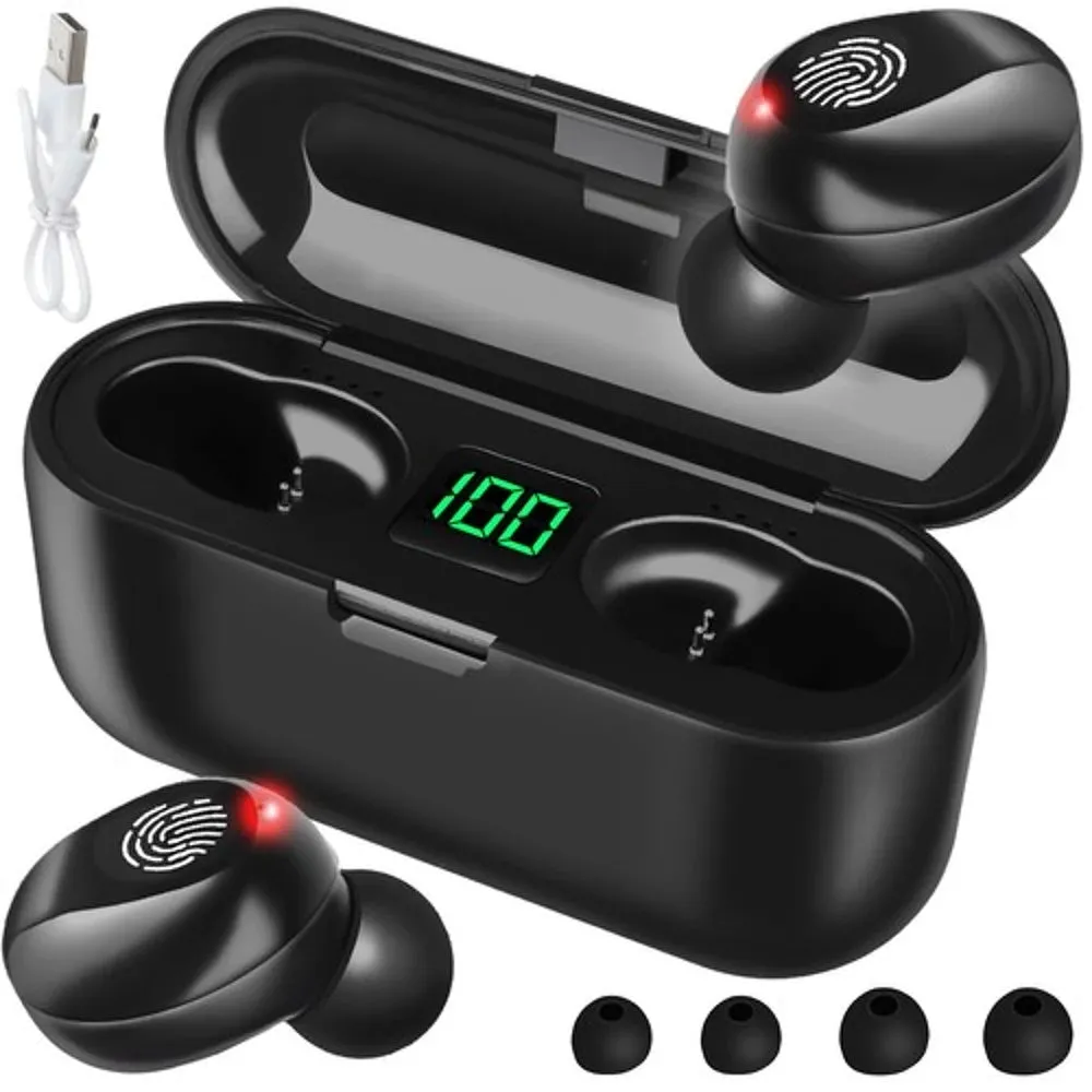 Wireless headphones with power bank