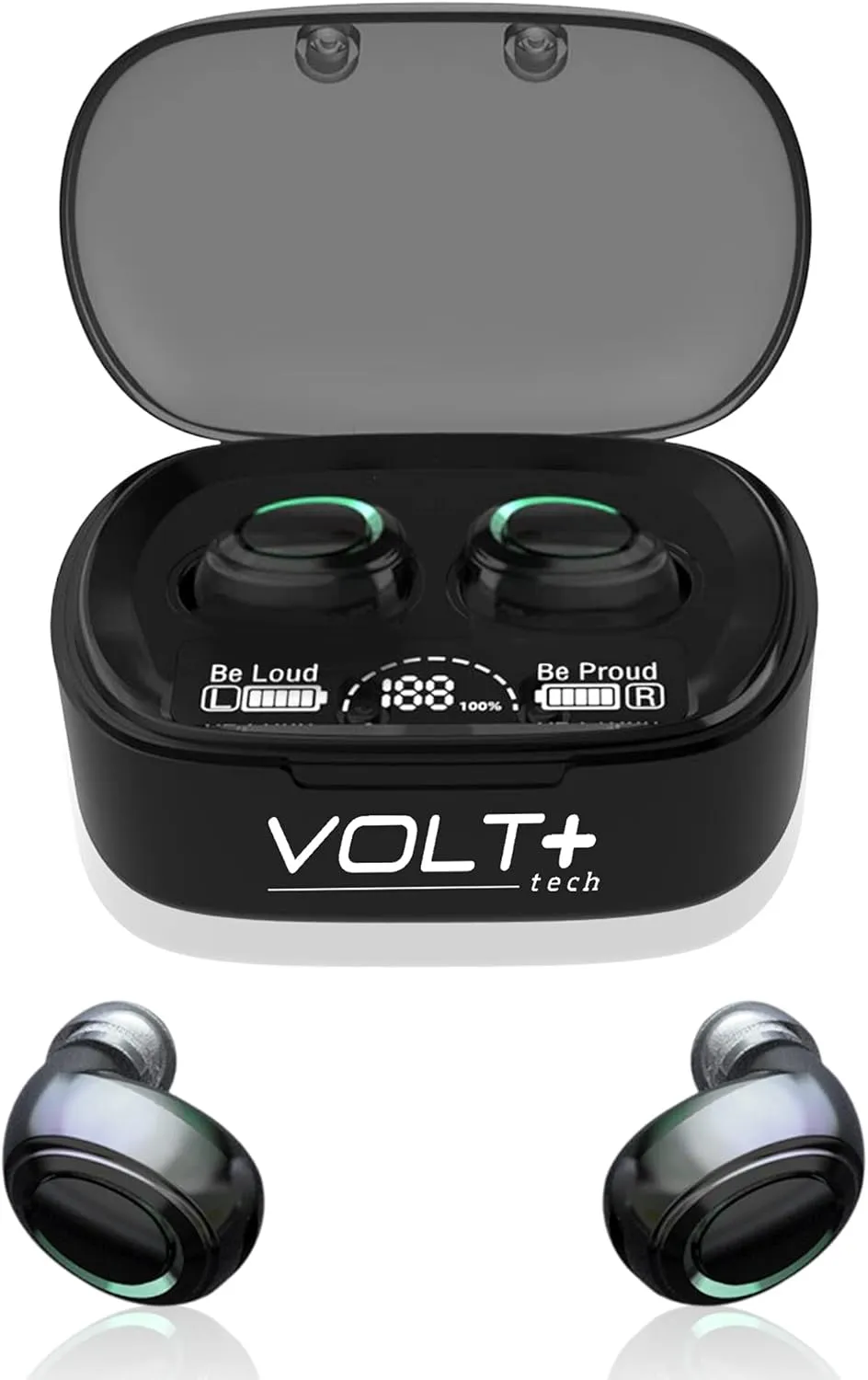 Wireless PRO Bluetooth 5.3 Earbuds Compatible with Meizu 20 Classic   36 Hour Playback Use, Wireless IPX4 Waterproof/Sweatproof/Noise Reduction with Quad Mic