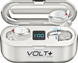 Wireless V5.3 Bluetooth Earbuds Compatible with Kurio Tab Ultra 2 and 2,000Mah PowerBank LED Display, Mic 8D Bass IPX7 Waterproof/Sweatproof