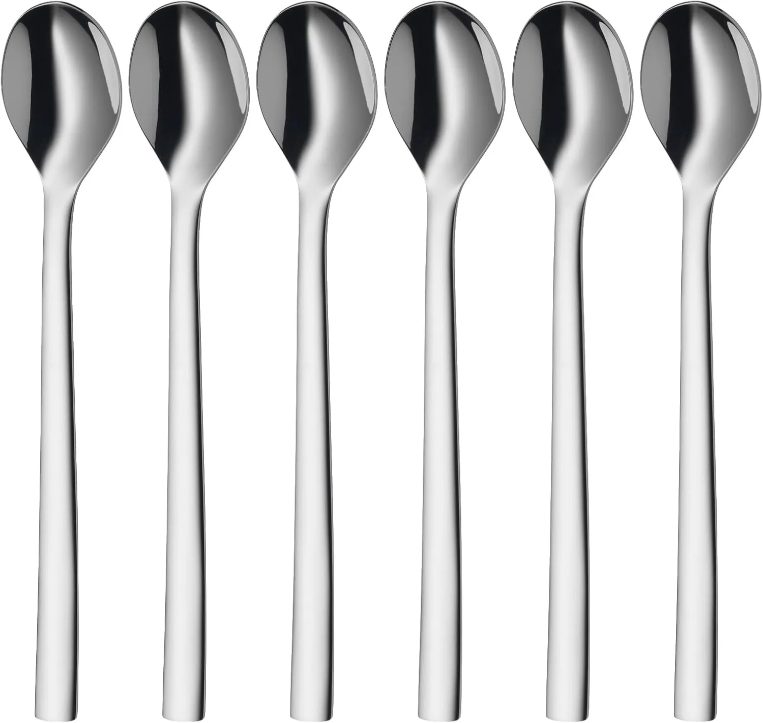 WMF Latte Macchiato Spoon Set of 6, 1-Pack, Stainless Steel