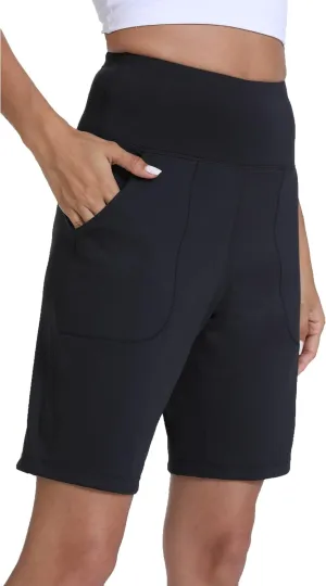 Women's Athletic Running Shorts with Pockets Lightweight Quick Dry Hiking Shorts for Workout Gym and Sports