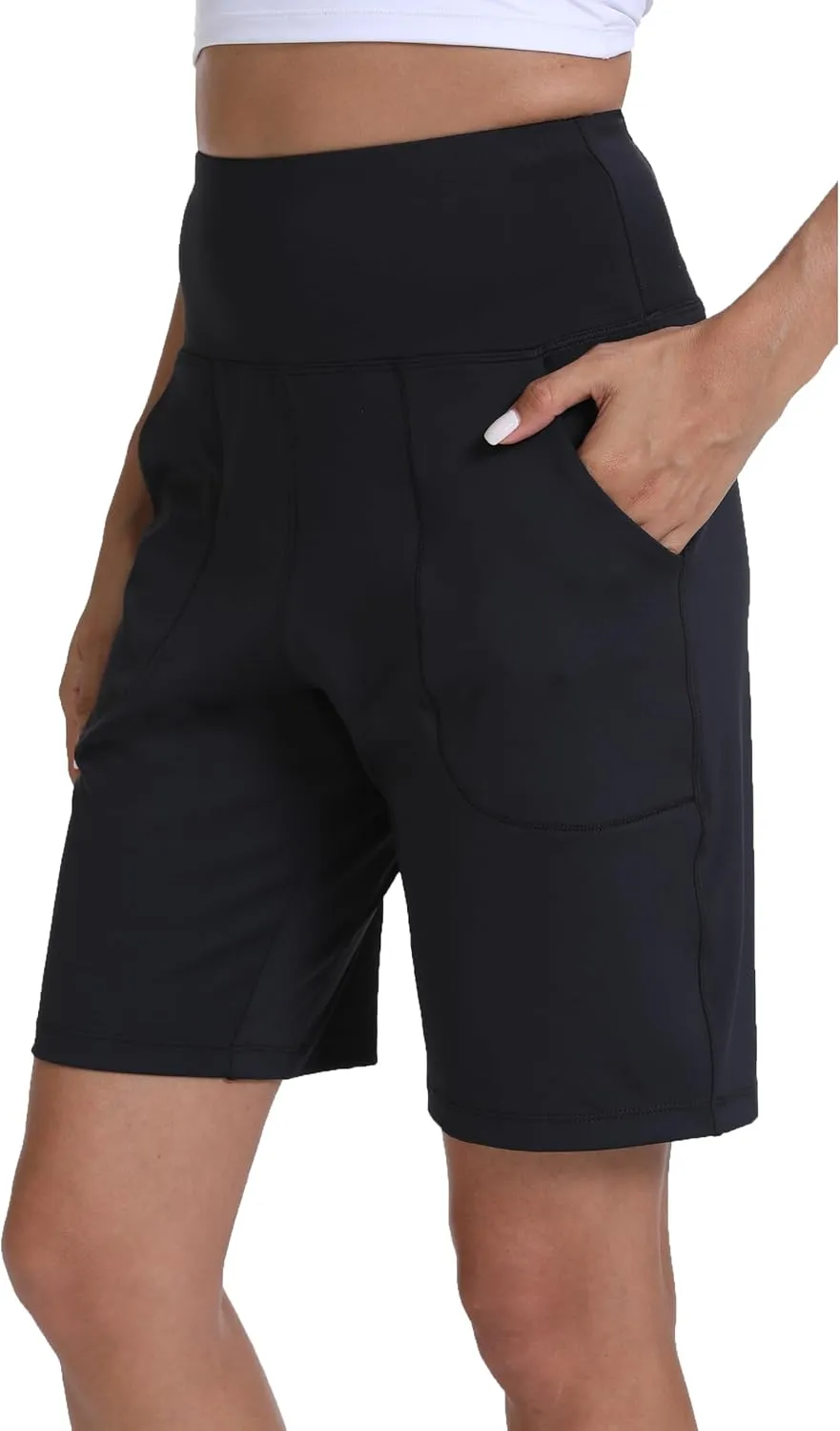 Women's Athletic Running Shorts with Pockets Lightweight Quick Dry Hiking Shorts for Workout Gym and Sports