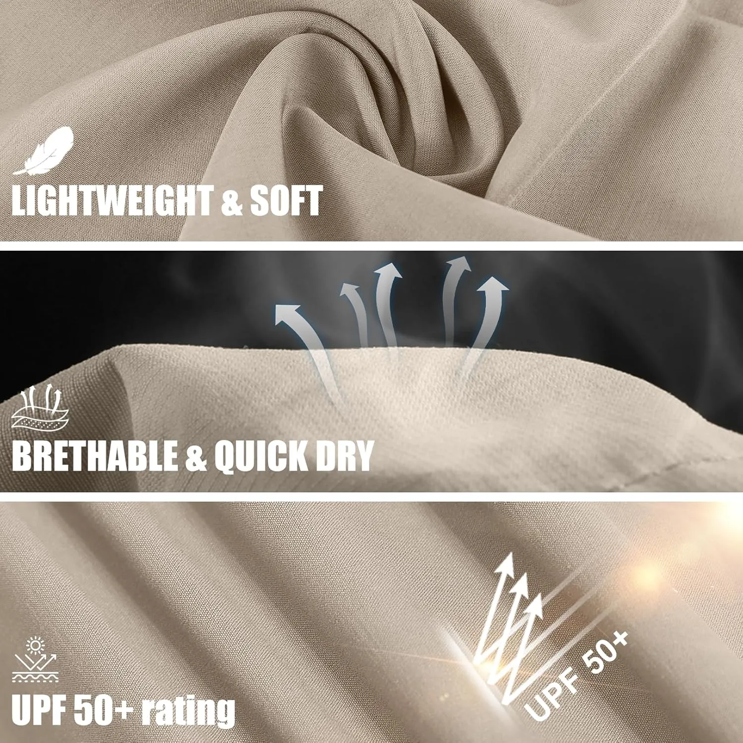 Women's Cargo Capris Hiking Pants with 6 Pockets Lightweight Quick Dry Outdoor Travel Casual Cotton Comfy Summer Pants