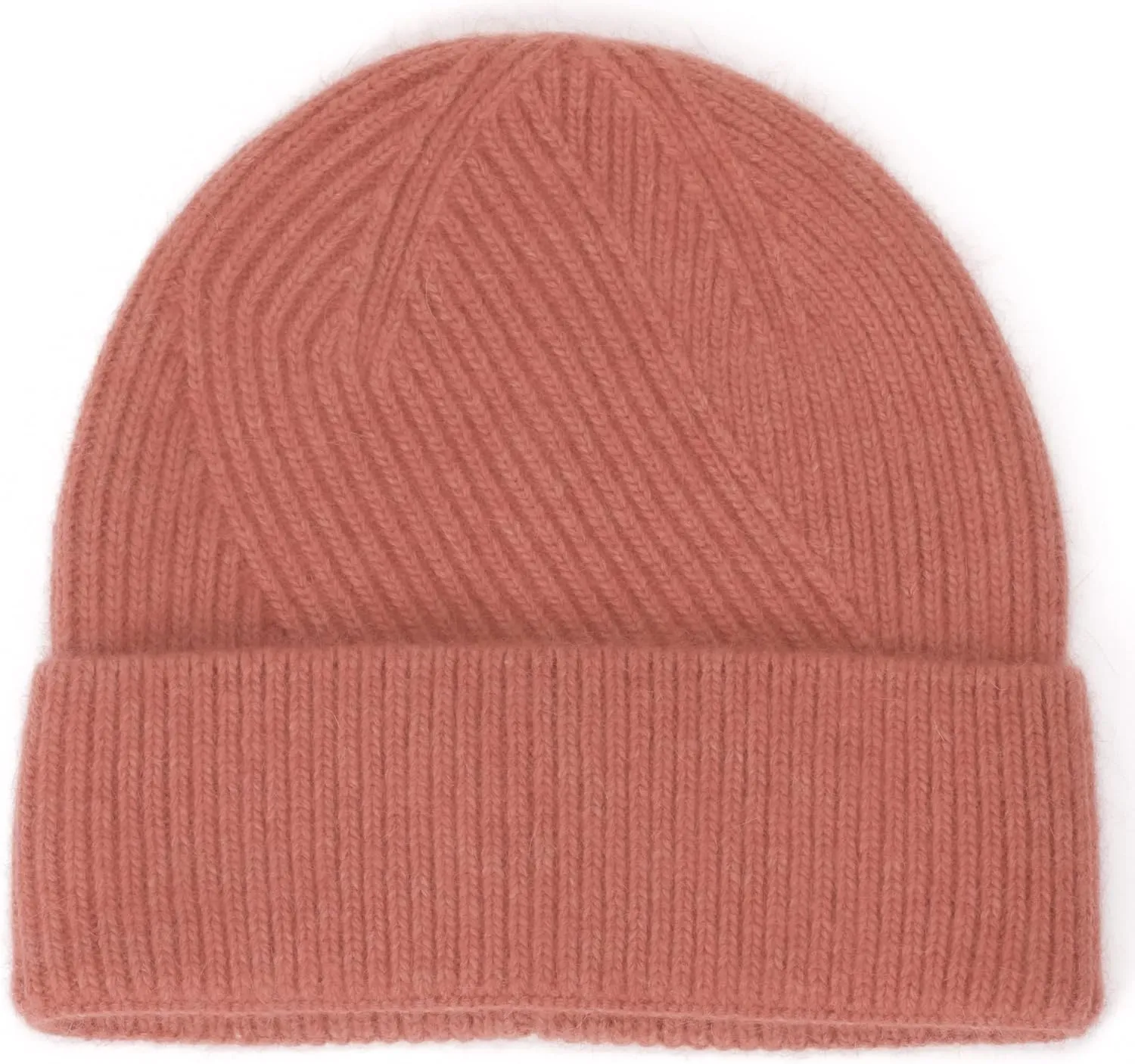 Womens Mens Lightweight Soft Winter Cashmere Ribbed Cuff Knit Beanie Skull Cap Ski Hat