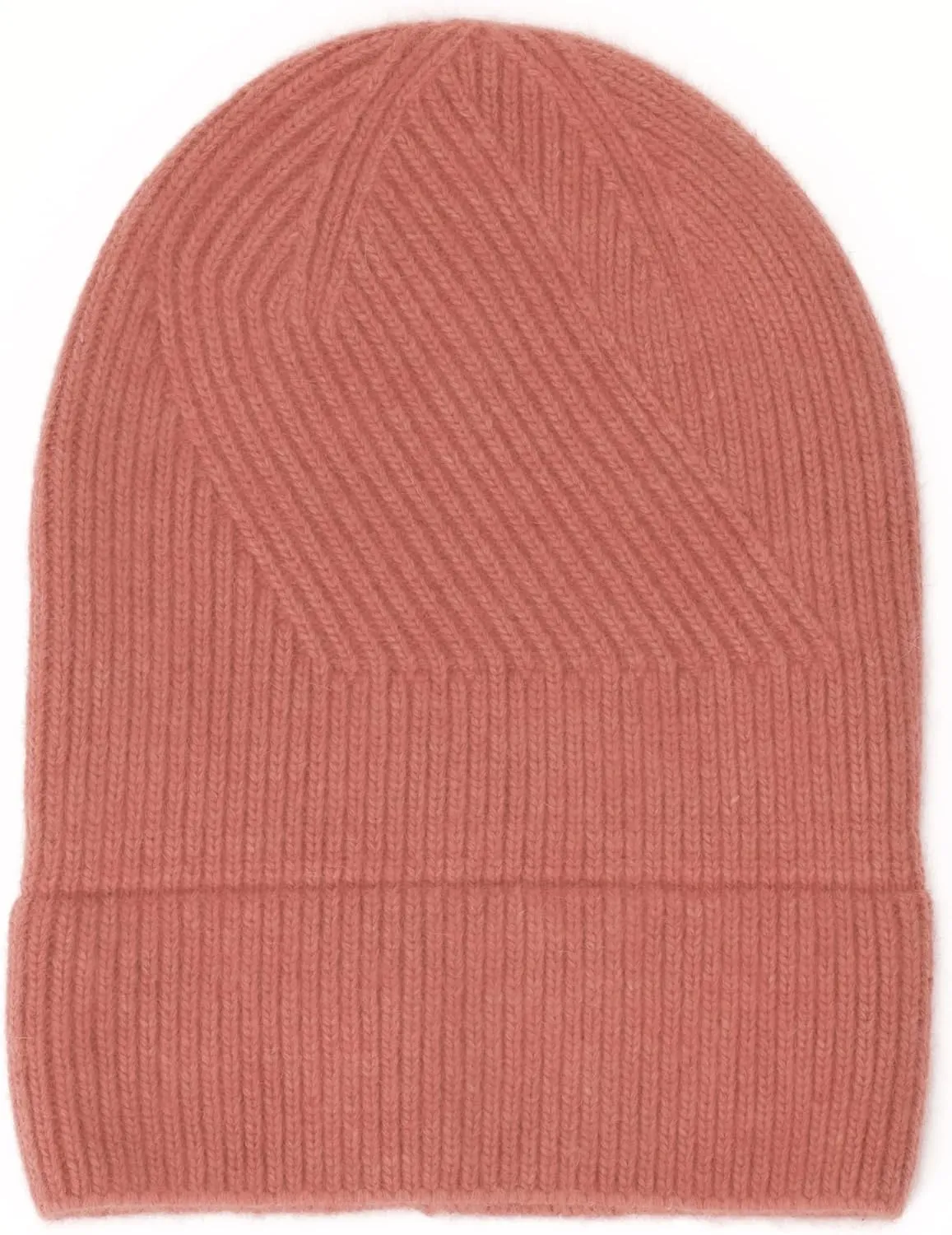 Womens Mens Lightweight Soft Winter Cashmere Ribbed Cuff Knit Beanie Skull Cap Ski Hat