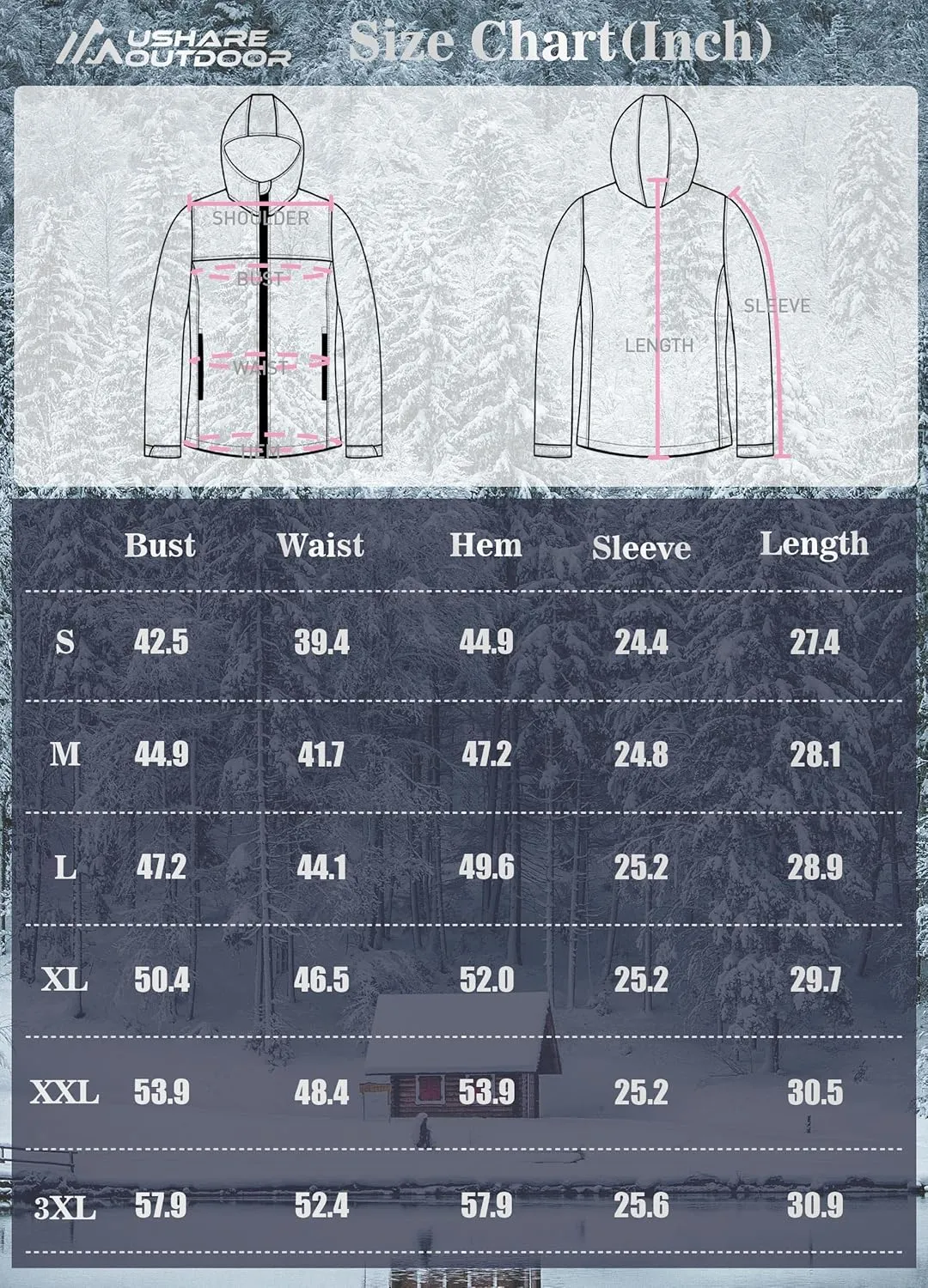 Women's Softshell Jacket Lightweight Fleece Lined Waterproof Coats Rain Jacket with Hood for Outdoor Hiking