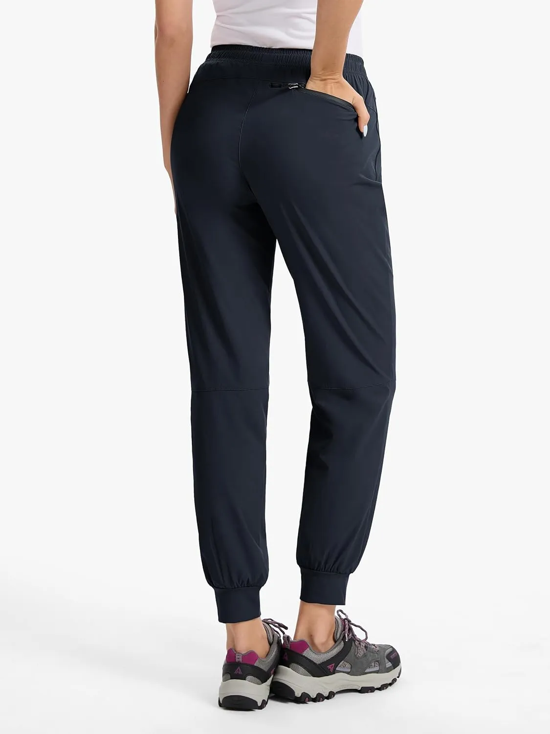 Womens Tall Hiking Pants 30/32/34 Inseam Lightweight Joggers Quick Dry 4 Pockets Travel Athletic Cargo UPF50 