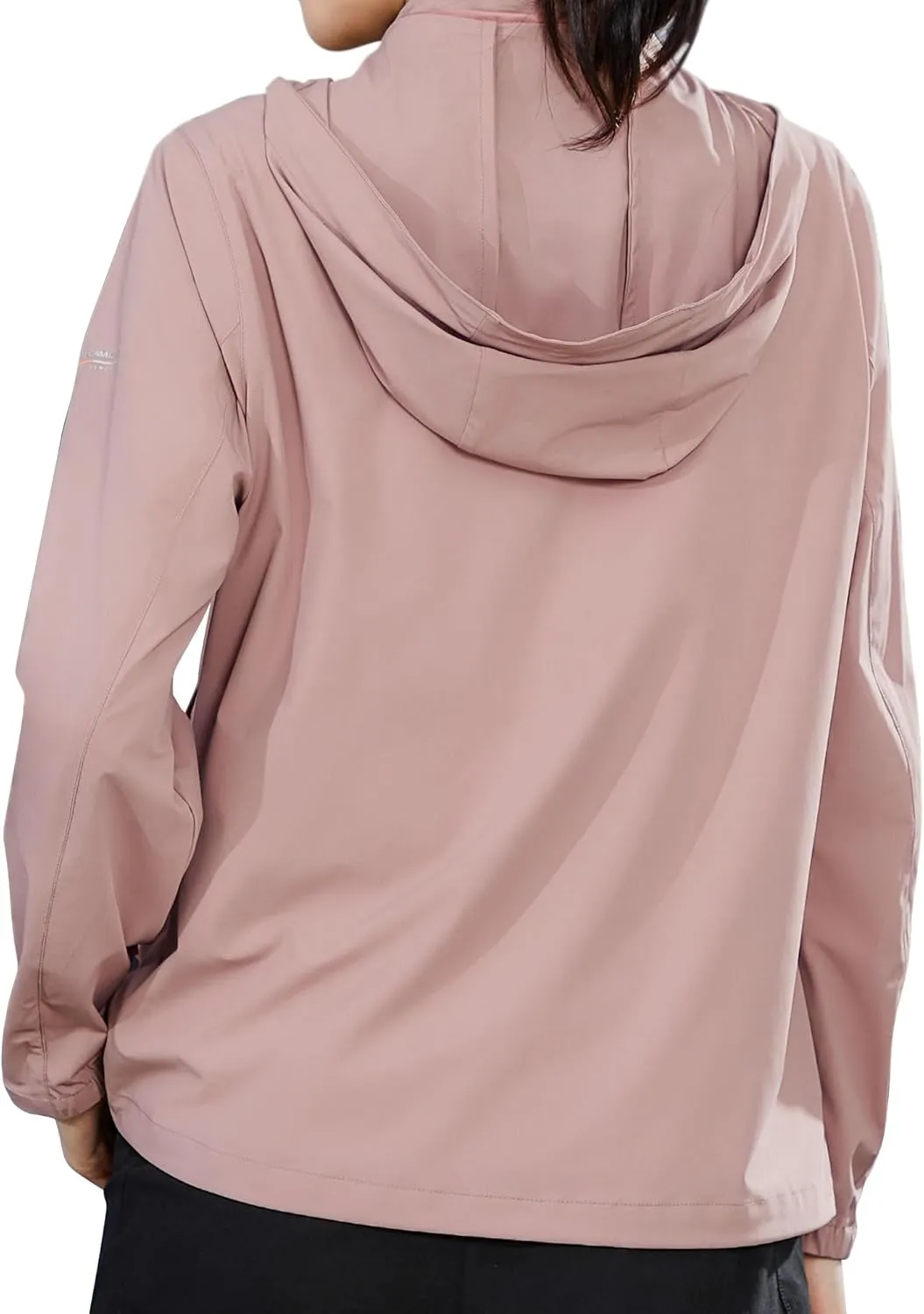 Women's UPF 50  Sun Protection Hooded Jacket Breathable Long Sleeve for Summer Outdoor Activities Sunwear Yoga