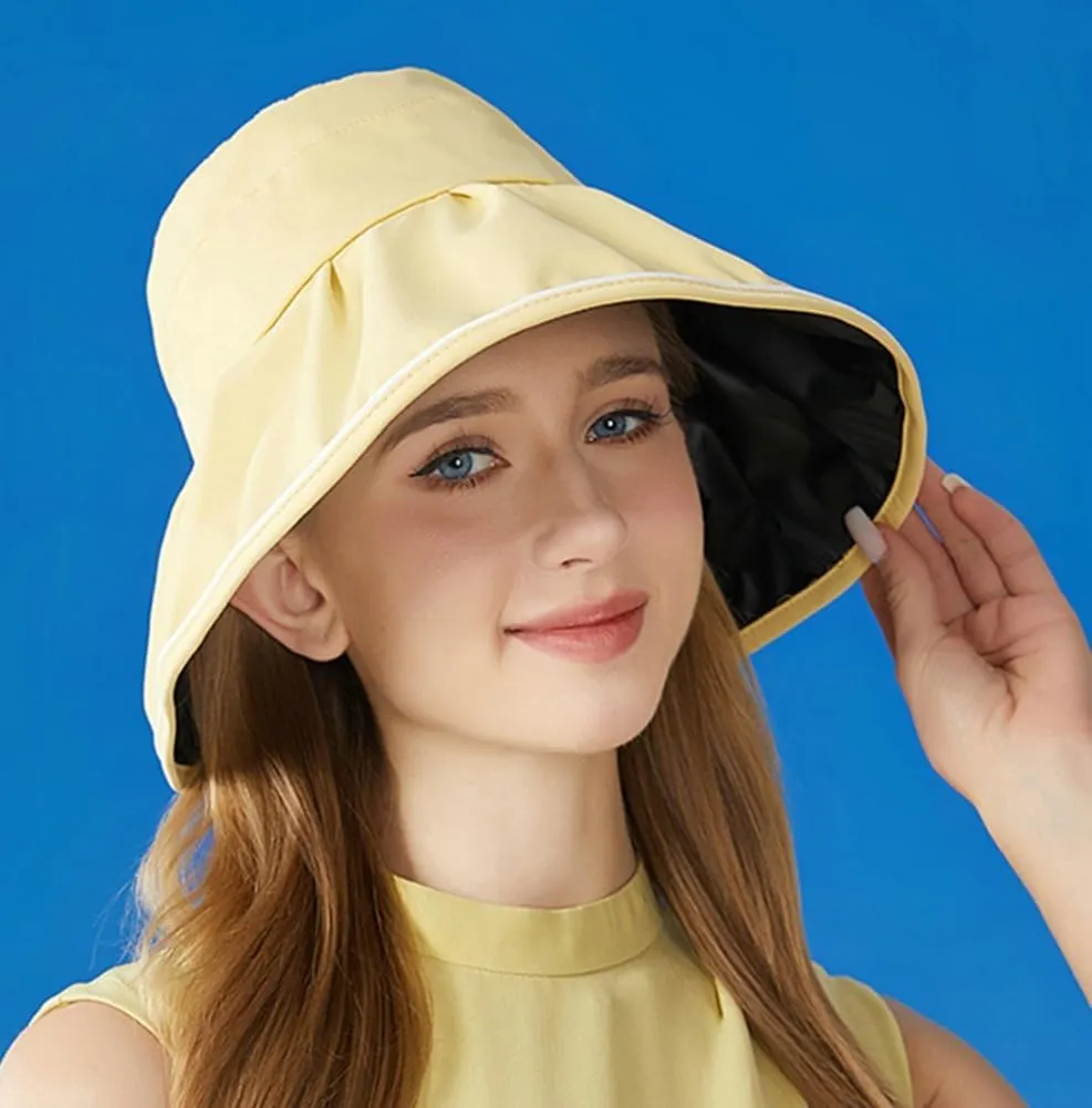 Women's Wide Brim Sun Hats UPF 50  UV Protection Packable Summer Beach Hat Bucket Cap for Travel
