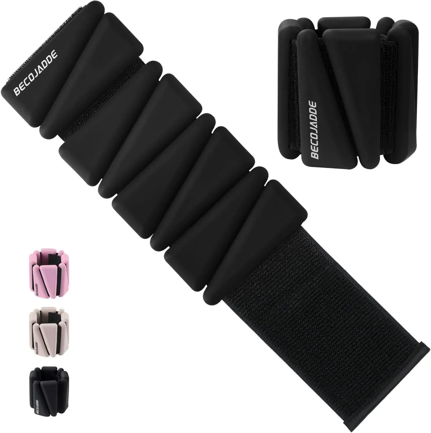 Wrist Ankle Weights Set of 2(1 lb/2 lb Each) Adjustable Weights Training Intensity for Strength Training Walking Running Yoga Pilates Jogging for Women Men