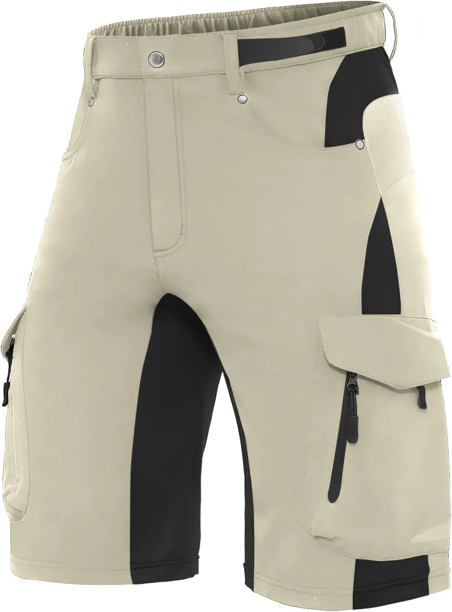 XKTTAC Men's Outdoor Quick Dry Lightweight Stretchy Shorts for Hiking, Tactical, Camping, Travel with 6 Pockets