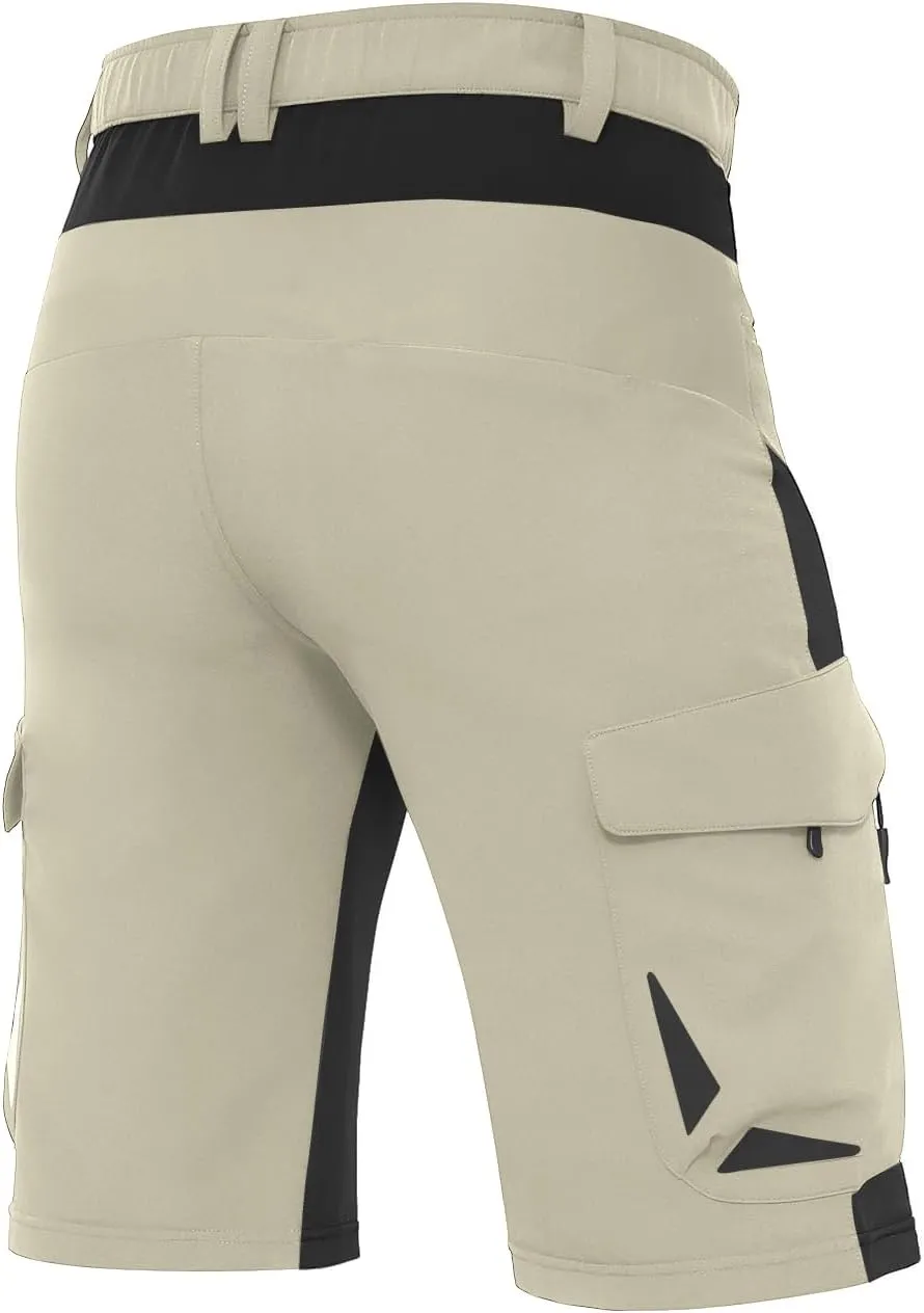 XKTTAC Men's Outdoor Quick Dry Lightweight Stretchy Shorts for Hiking, Tactical, Camping, Travel with 6 Pockets