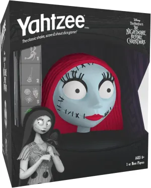 YAHTZEE: The Nightmare Before Christmas - Sally, Collectible Sally Dice Cup, Classic Dice Rolling Game Based on the Halloween Disney Classic, Great for Game Nights, Officially Licensed Merchandise