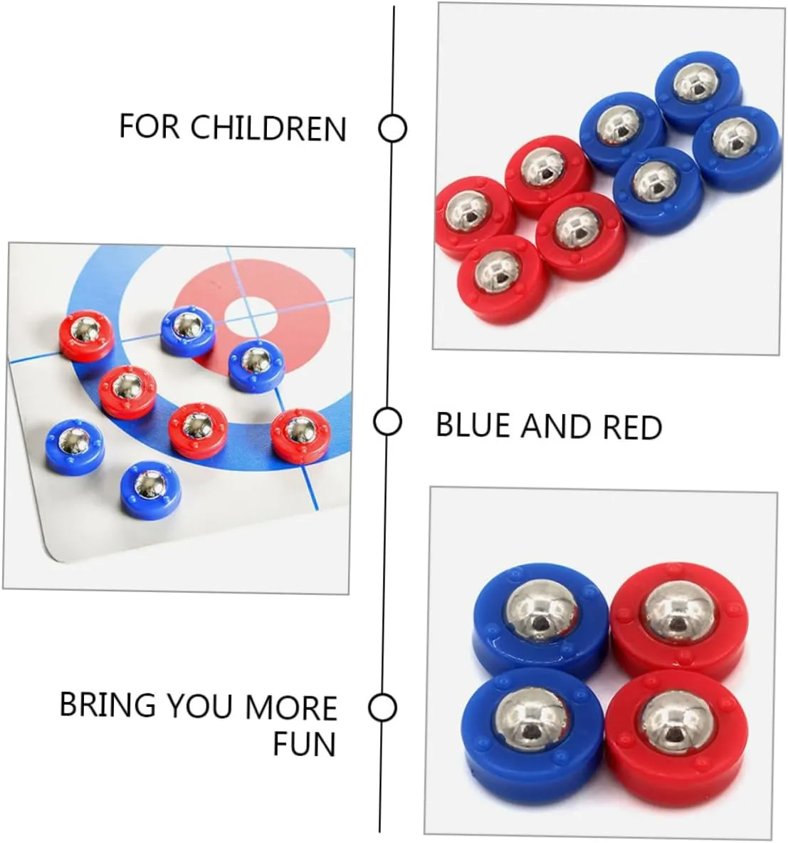 YARNOW Tabletop Shuffleboard Backyard Party Shuffleboard Table Pucks Multi Adults Shuffleboard Sliding Balls