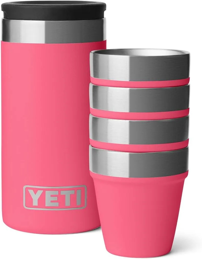 YETI Shot Glasses with Carrying Case, Set of 4