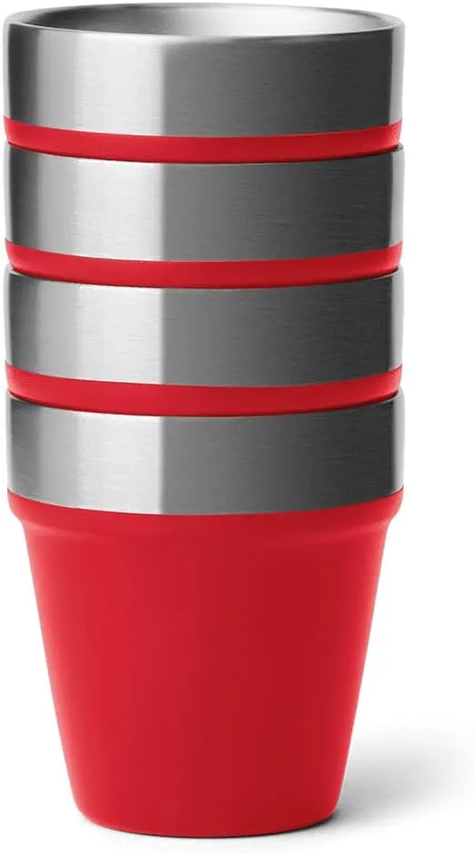 YETI Shot Glasses with Carrying Case, Set of 4