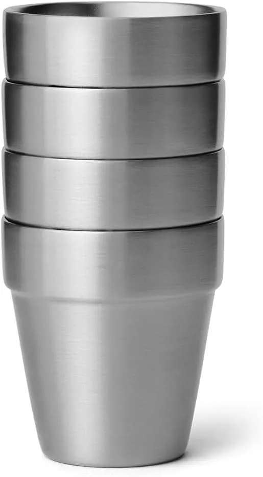 YETI Shot Glasses with Carrying Case, Set of 4
