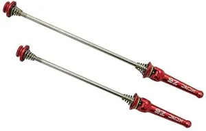 Z6 KQR Road Stainless Axle Hub Skewer, Red, KQR-04-RD-R, SK2114-T