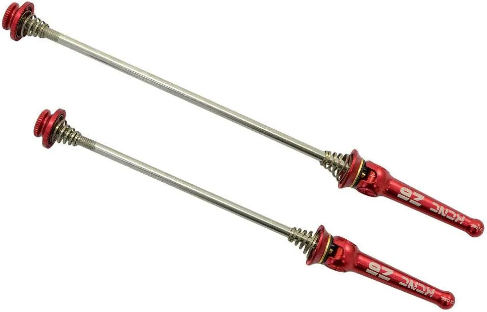 Z6 KQR Road Stainless Axle Hub Skewer, Red, KQR-04-RD-R, SK2114