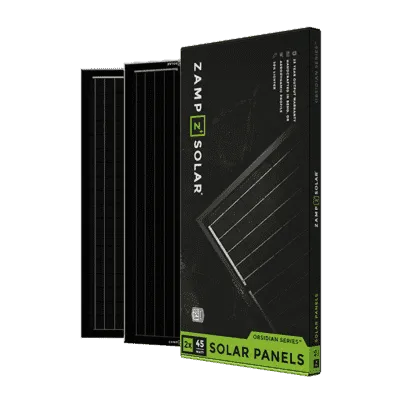 ZAMP SOLAR | Obsidian Series 90 Watt Solar Panel Kit 2x45 (ZSK1005)