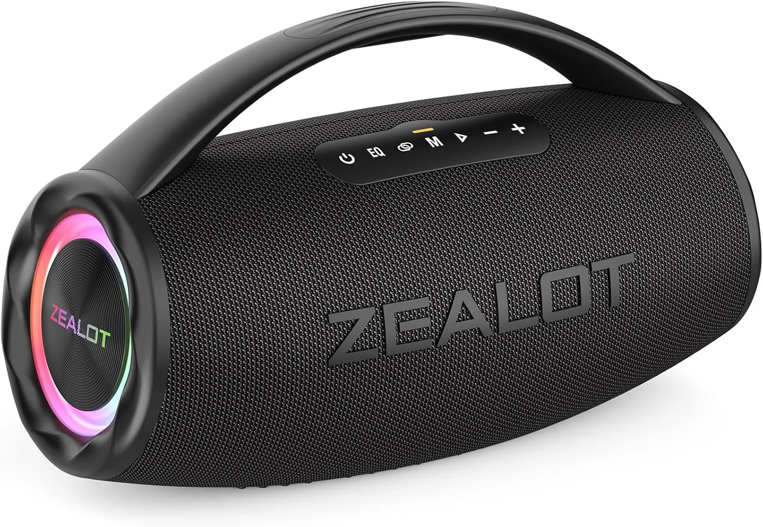 ZEALOT Portable Speaker, 80W Loud with Booming Bass, IP67 Waterproof, Bluetooth 5.2, Large Speaker for Outdoor Use, PowerBank