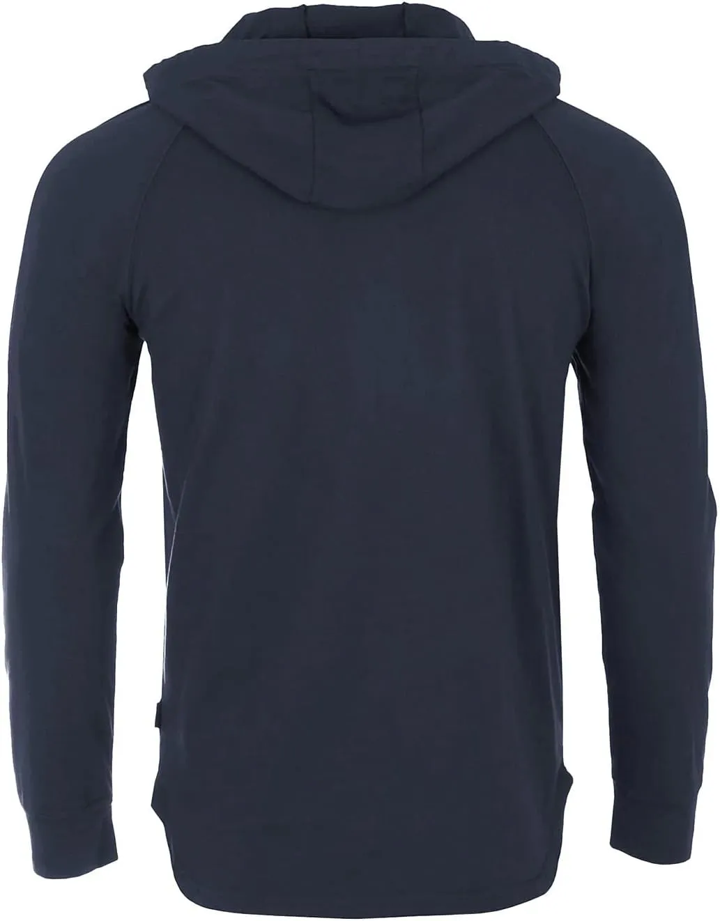ZIMEGO Men's Long Sleeve Hoodie Garment Dyed Pullover Hood shirt - Lightweight