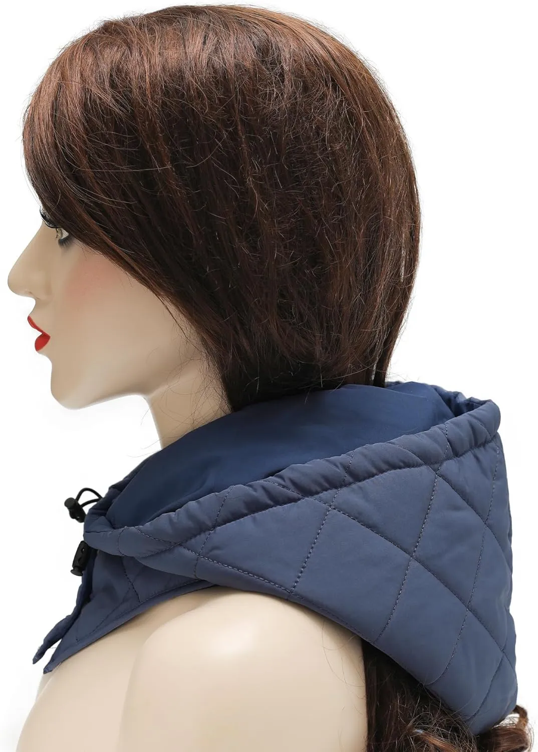 ZLYC Women Windproof Winter Hats Down Hooded Scarf Balaclava Beanie Warm Skull Cap