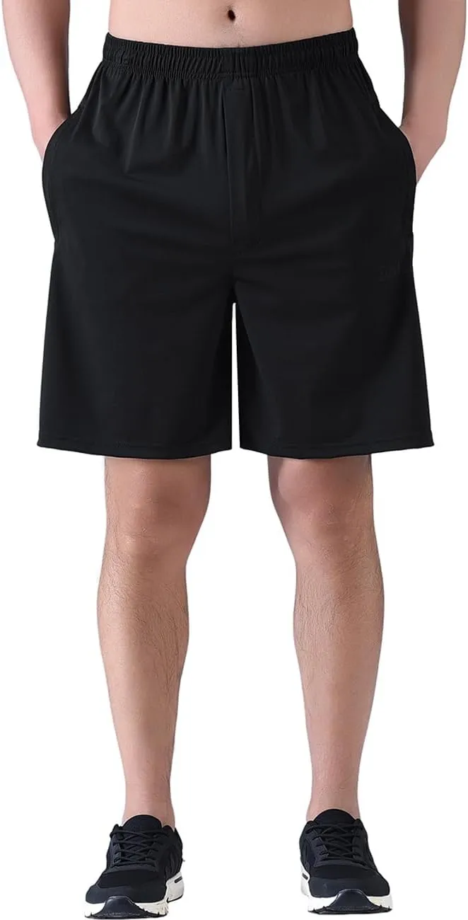 Zoulee Men's Lightweight Athletic Shorts Quick Dry Workout Sports Shorts 7"/ 5"/ 9" with Front Fly