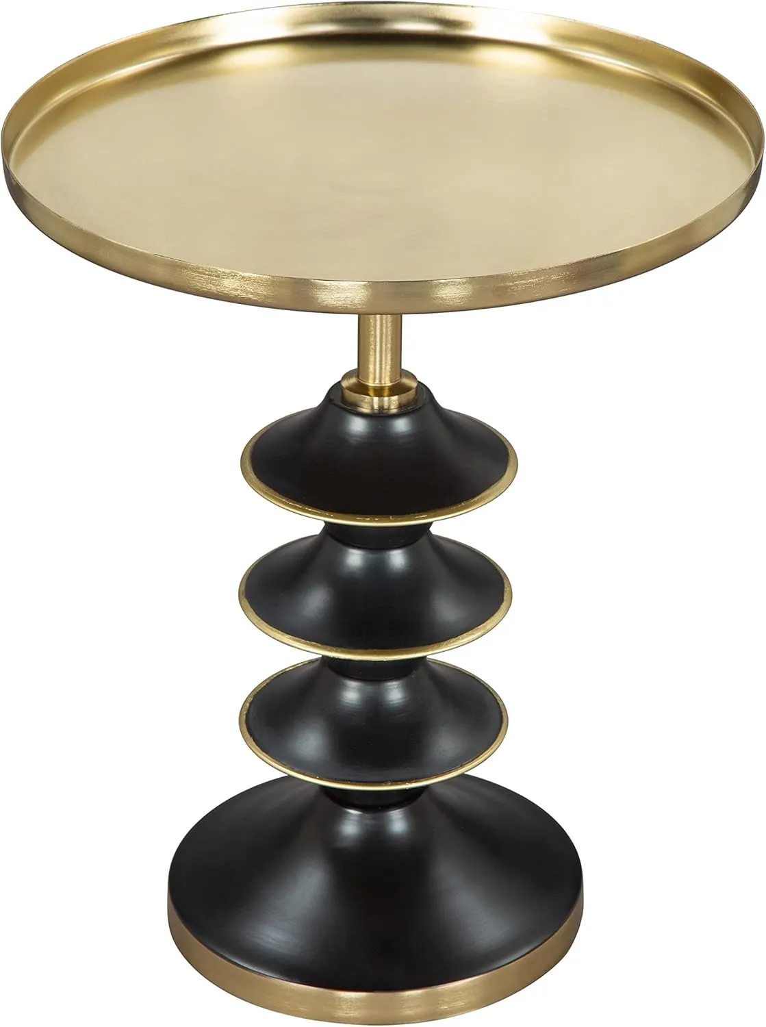 Zuo Donahue Side Table Gold & Black
