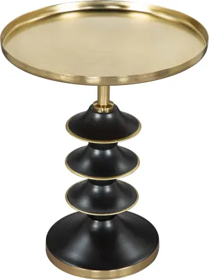Zuo Donahue Side Table Gold & Black