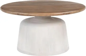Zuo Goblet Coffee Table Brown & White