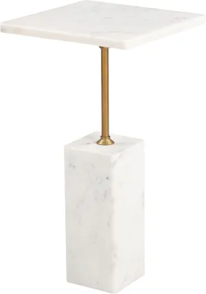 Zuo Naht Side Table White