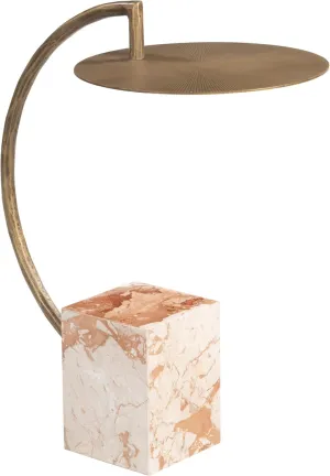 Zuo Voler Side Table Brass